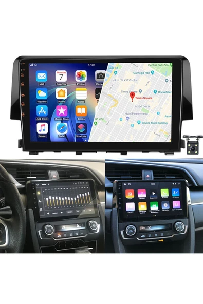 NAVMİNA Honda Civic FC5 2016-2020 Uyumlu 9 inç 4-64 GB Multimedya ürün görseli 1
