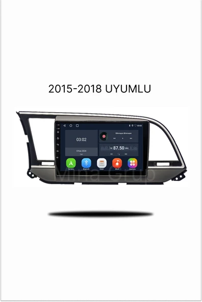 NAVMİNA Hyundai Elantra 2015-2018 Uyumlu 9 inç 6-128 GB Multimedya ürün görseli 1