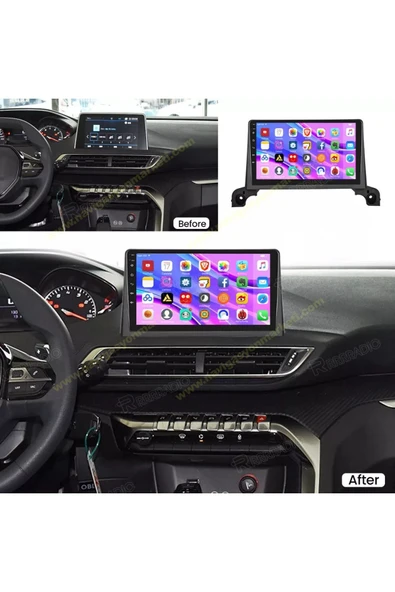 NAVMİNA PEUGEOT 3008 / 5008 2016-2024 UYUMLU 9 İNÇ 6-128 GB MULTİMEDYA ürün görseli 1