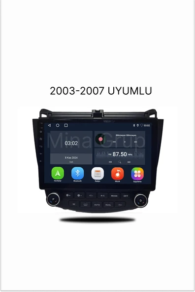 NAVMİNA Honda Accord 2003-2007 Uyumlu 10 inç 4-64 Gb Multimedya ürün görseli 1