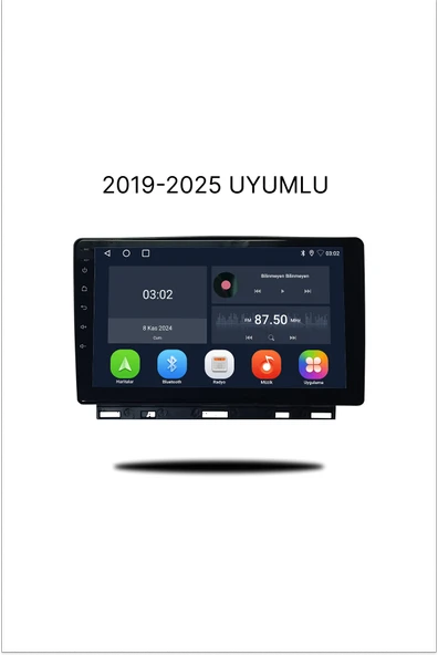 NAVMİNA RENAULT CLİO 5 2019-2024 UYUMLU 9 İNÇ 4-32 GB MULTİMEDYA ürün görseli 1