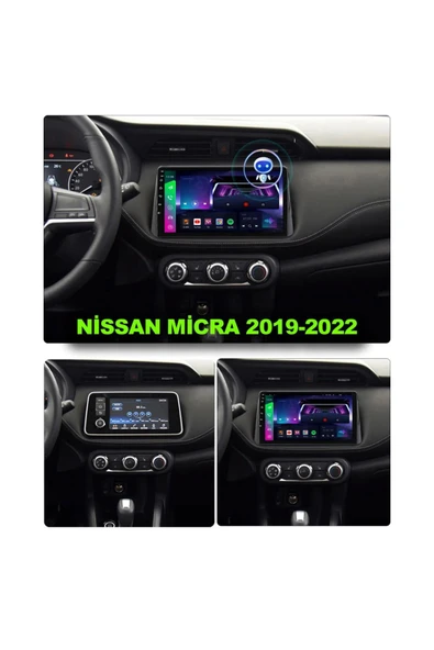 NAVMİNA NİSSAN MİCRA 2019-2023 UYUMLU 9 İNÇ 6-128 GB MULTİMEDYA ürün görseli 1