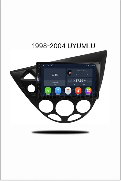 NAVMİNA Ford Focus MK1 1994-2004 Uyumlu 9 inç 4-64 GB Multimedya ürün görseli 1