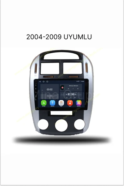 NAVMİNA KİA CERATO 2004-2009 ARASI MANUEL KLİMA UYUMLU 9 İNÇ 6-128 GB MULTİMEDYA KAMERA ürün görseli 1