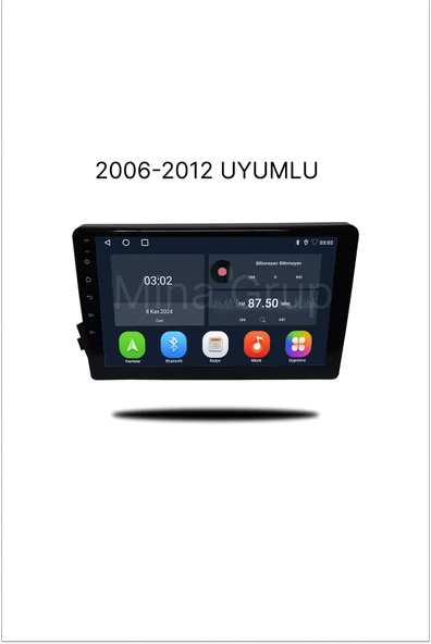 NAVMİNA SSANGYONG KYRON 2006-2012 UYUMLU 9 İNÇ 6-128 GB MULTİMEDYA ürün görseli 1
