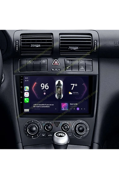 NAVMİNA MERCEDES C W203 1999-2004 UYUMLU 9 İNÇ 6-128 GB MULTİMEDYA KAMERA ürün görseli 1