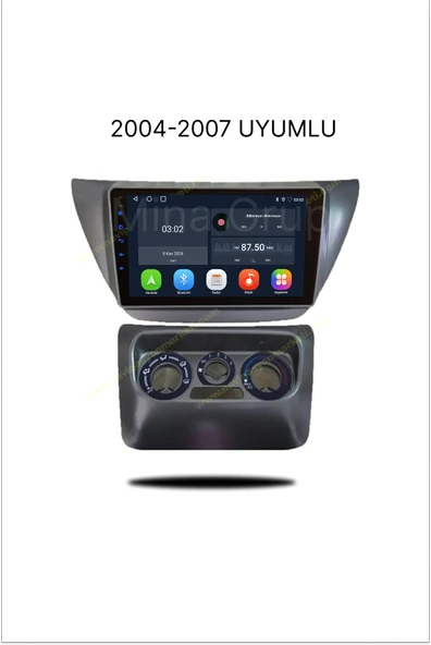 NAVMİNA MİTSUBİSHİ LANCER 2004-2007 UUYMLU 9 İNÇ 4-64 GB MULTİMEDYA ürün görseli 1