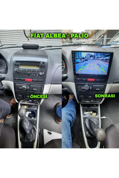 NAVMİNA Fiat Albea Palio 2006-2012 Uyumlu 9 inç 4-64 GB Multimedya ürün görseli 1