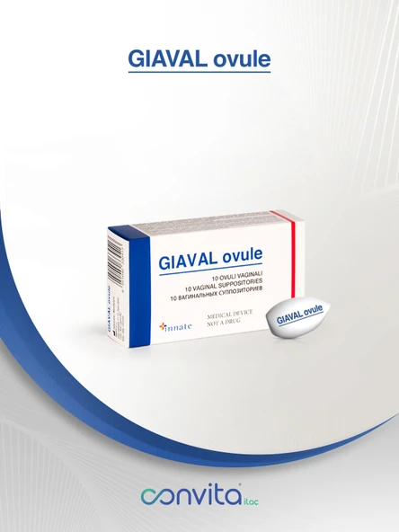 GIAVAL HYALURONİK ASİT 10 VAJİNAL OVÜL ürün görseli 1