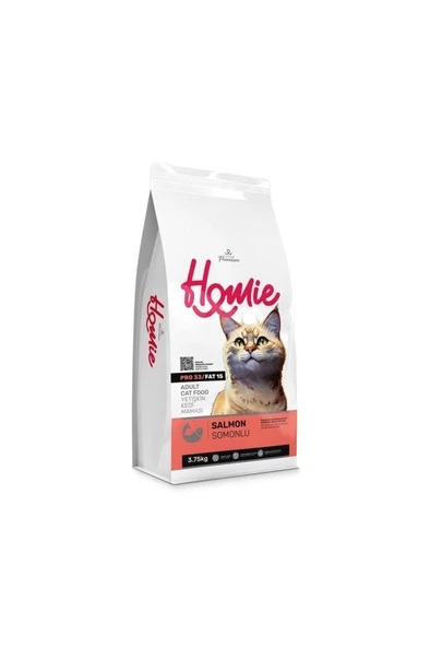 Homie Düşük Tahıllı Somonlu Yetişkin Kedi Maması 3.75 Kg ürün görseli 1