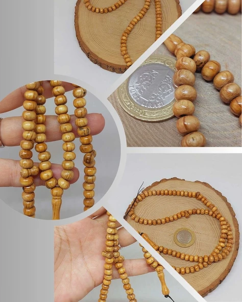 Meşe Ağacı 99luk Tesbih 5x7mm (55798) ürün görseli 1