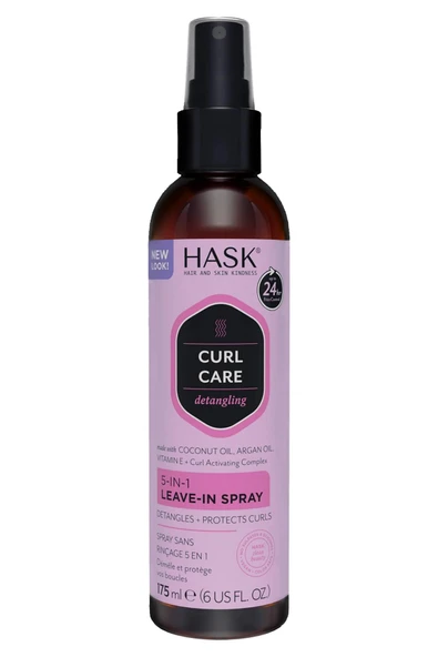 Hask Curl Care 5-in-1 Dolaşık Saç Açıcı Sprey 175ML ürün görseli 1