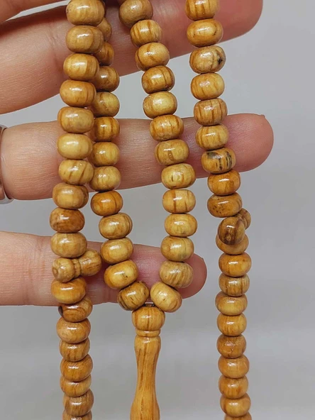 Meşe Ağacı 99luk Tesbih 5x7mm (55798) - Resim 2