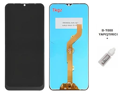 İnfinix HOT 8 Uyumlu Lcd Ekran Dokunmatik SERVİS Orijinali + B-7000 ürün görseli 1