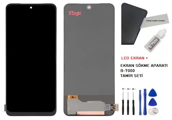 Xiaomi Redmi NOTE 11S Uyumlu Lcd Ekran Dokunmatik SERVİS Orijinali + B-7000 + TAMİR SETİ ürün görseli 1
