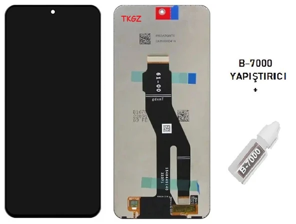 Tkgz Honor X8A Lcd Ekran Dokunmatik SERVİS Orijinali + B-7000 ürün görseli 1
