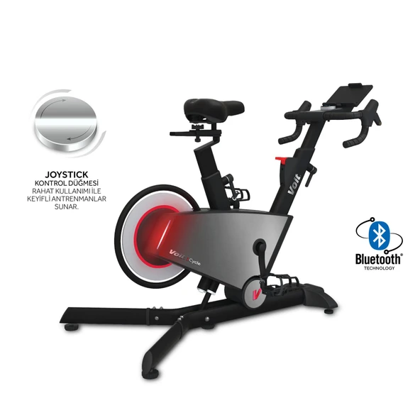 Voit I-Cycle Siyah Spinning Bisikleti - Resim 2