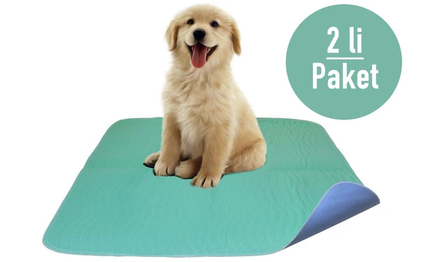 Abso Yıkanabilir Emici Kedi-Köpek Pedi (2 Li Set) ( 75 x 85 Cm. ) ürün görseli 1
