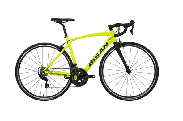 Bisan RX 9500 Sora Setli 54Cm Sarı Siyah Yol Yarış Bisikleti ürün görseli 1