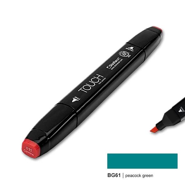TOUCH TWIN MARKER BG61 PEACOCK GREEN ürün görseli 1