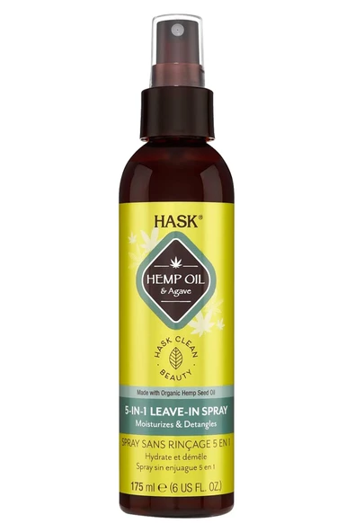 Hask Hemp Oil & Agave 5-in-1 Nemlendirici ve Dolaşık Saç Açıcı Sprey 175ML ürün görseli 1