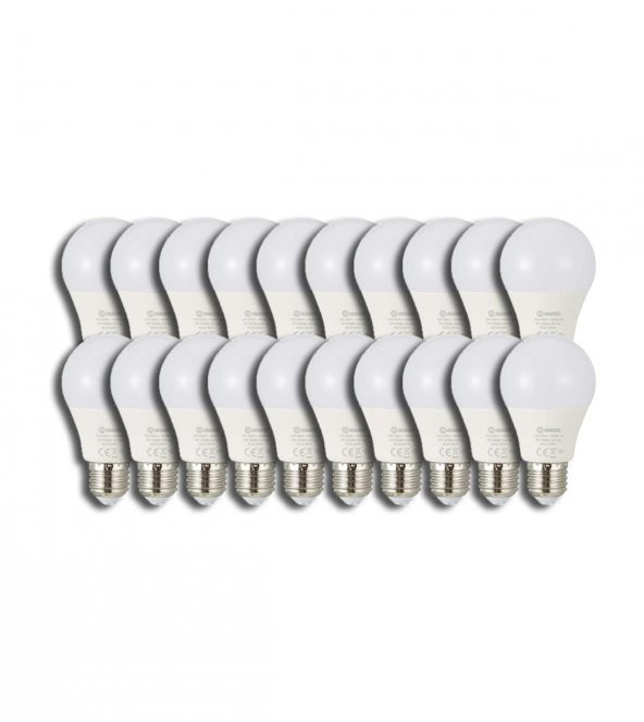 Makel 9W Led Ampul  6500K E27 20 Adet Ekonomik Paket ürün görseli 1