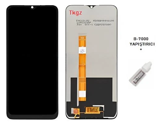 Oppo A15 Uyumlu Lcd Ekran Dokunmatik SERVİS Orijinali + B-7000 ürün görseli 1