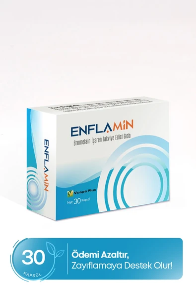 ENFLAMİN BROMELAİN 30 VEGAN KAPSÜL - Resim 4