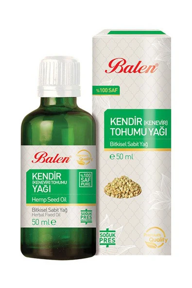 Kendir Tohumu Yağı Soğuk Pres 50 ml ürün görseli 1