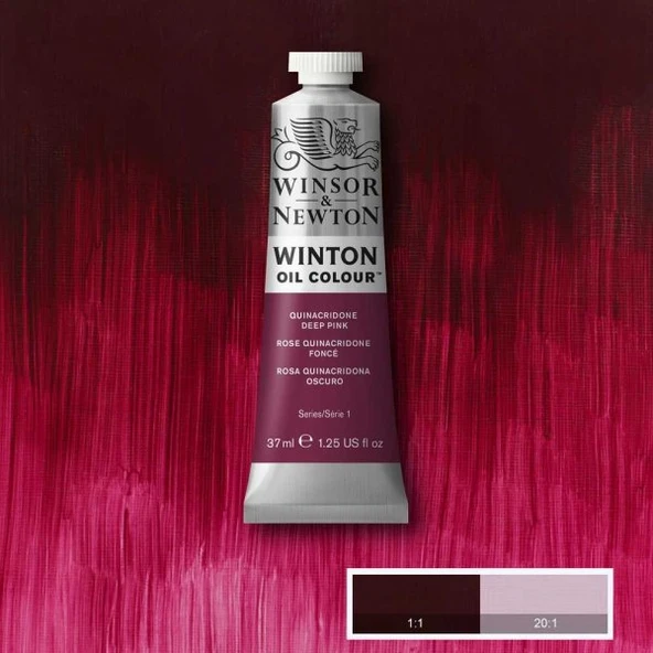 Winsor&Newton Winton Yagli Boya 37ml Quinacridone Deep Pink 250 ürün görseli 1