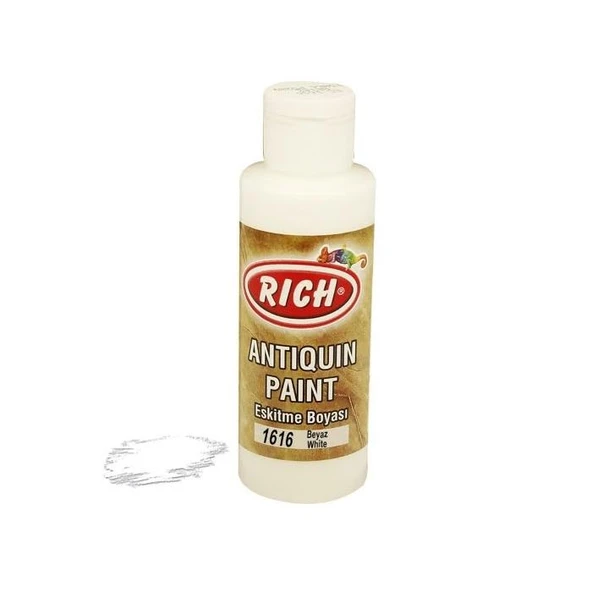 Rich Akrilik Eskitme 120 cc Beyaz ürün görseli 1