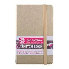 Talens Art Creation Sketch Book Eskiz Defteri 80 Yaprak 140 g 9x14 cm White Gold ürün görseli 1