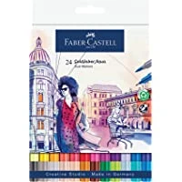 Faber Castell Goldfaber Aqua Çift Uçlu Marker 24 Renk ürün görseli 1