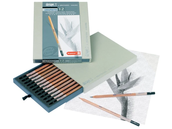 Bruynzeel Design Graphite 12'li Artist Çizim Kalemi ürün görseli 1