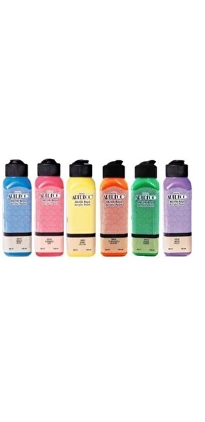 Artdeco Akrilik Boya 6x140ml Set-Canli Renkler ürün görseli 1