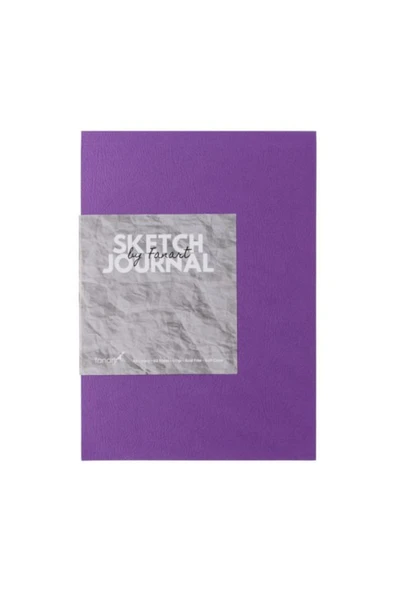Fanart Sketch Journal A5 Ivory Kagit Mor Kapak 110gr 60yp ürün görseli 1