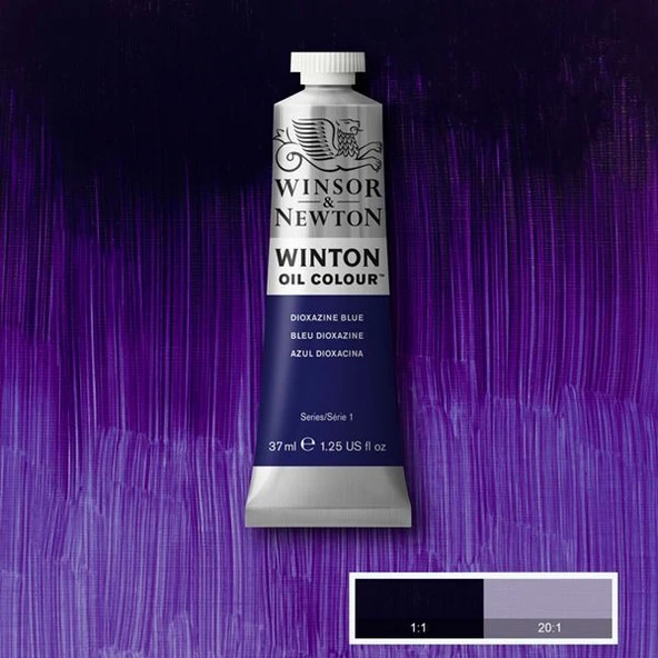 Winsor&Newton Winton Yagli Boya 37ml Dioxazine Blue  406 ürün görseli 1
