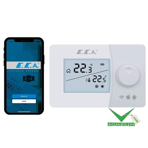 E.C.A Poly Smart Akıllı Oda Termostatı - Resim 2