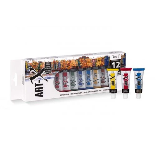 Rich Art-x ml 12 li Akrilik Set ürün görseli 1
