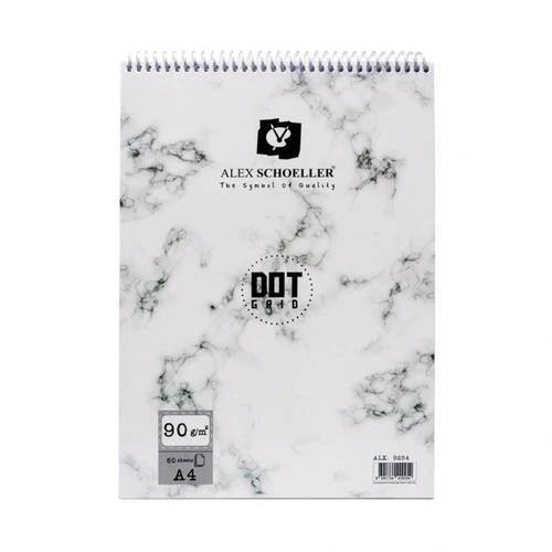 Alex Dot Grid Çizim Defteri 90gr 60 Yaprak A4 ürün görseli 1