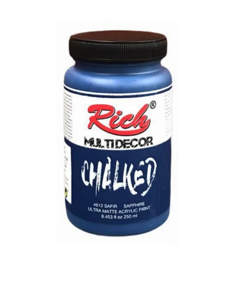 Rich Multi Decor Chalked Boya 250 Ml Safir 4612 ürün görseli 1