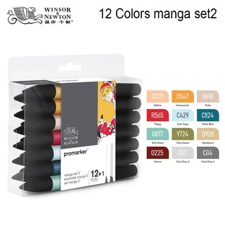 Winsor&Newton Promarker Manga Seti 12+1 ürün görseli 1
