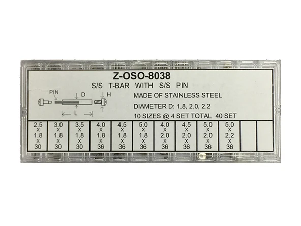 Z-OSO-8038 VİDALI PİM SET ürün görseli 1