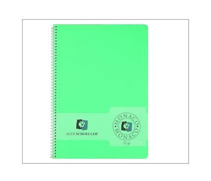 Alex Schoeller PP Kapak Spiralli Defter 70 gr A4 60 yp Çizgili ürün görseli 1