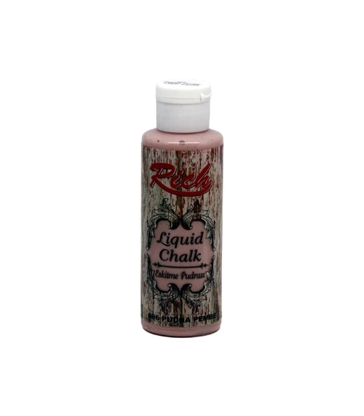 Rich Eskitme Pudrasi 120cc No:666 Pudra Pembe (Liquid Chalk- Küf efekti verir) ürün görseli 1