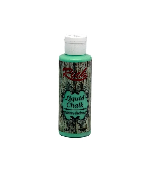 Rich Eskitme Pudrasi 120cc No:660 Nil Yesili (Liquid Chalk- Küf efekti verir) ürün görseli 1