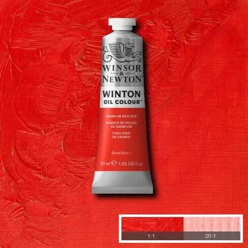 Winsor&Newton Winton Yagli Boya 37ml Cadmium Red Hue 095 (5) ürün görseli 1