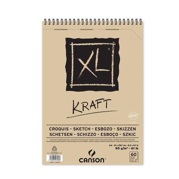 Canson XL Kraft Defter A4 90 g 60 Yaprak ürün görseli 1