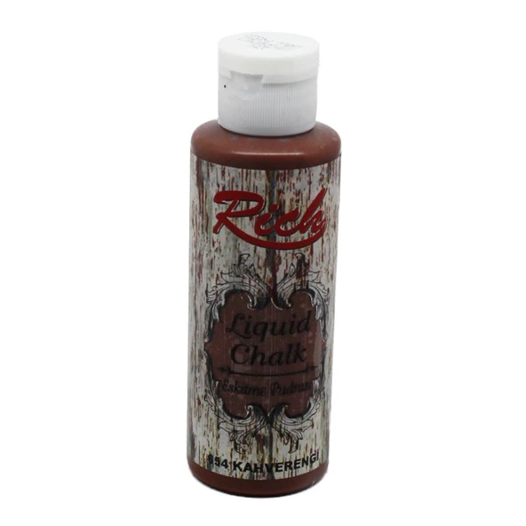 Rich Eskitme Pudrasi 120cc No:654 Kahverengi (Liquid Chalk- Küf efekti verir) ürün görseli 1