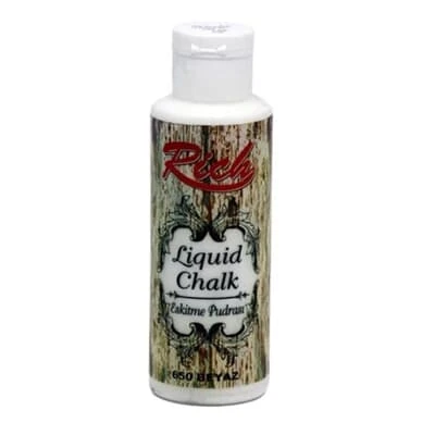 Rich Eskitme Pudrasi 120cc No:650 Beyaz (Liquid Chalk- Küf efekti verir) ürün görseli 1